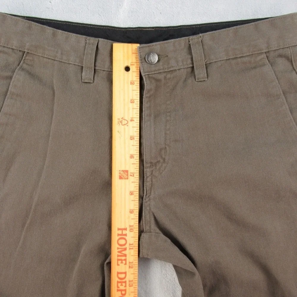 Volcom Mens A1131351 Frickin Modern Stretch Chino Pants Brown Size 32 - Picture 4 of 12